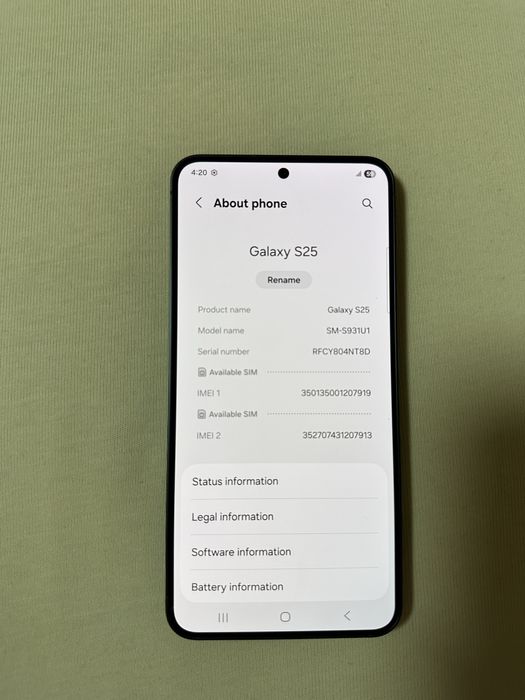 Samsung Galaxy S25 128GB