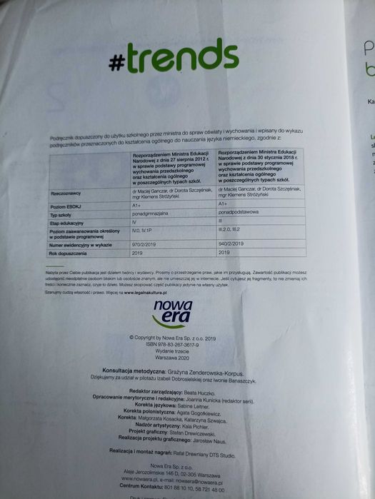 #TRENDS 2 Podręcznik do niemieckiego dla liceum i technikum+ ćwiczenia
