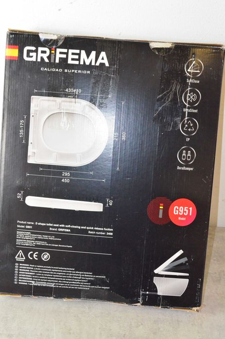 Deska sedesowa Grifema Dalmo model G951