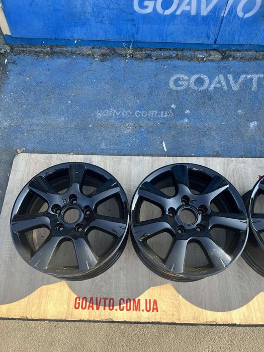 Goauto диски 5/127 5/130 r17 et55 7,5j dia71,6 як нові чорний глянець