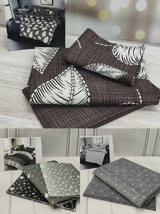 Комплект  постельного белья  бязь хлопок 100% Евро размер