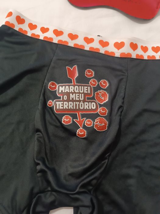 Conjunto Dia dos Namorados. Boxer, Venda e Pergaminho