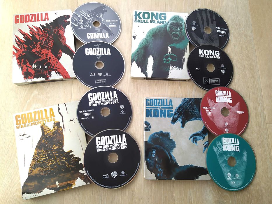 Monsterverse Collection (4K + 2D Blu-ray 4x Steelbook) (8 Płyt)