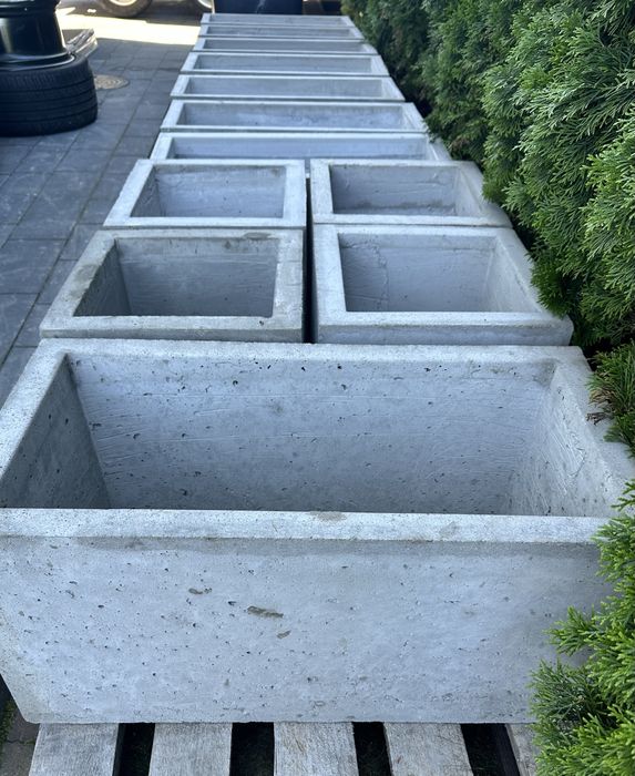 Donica  betonowa ogrodowa  80x40x40 cm beton