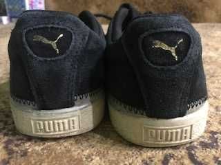 Замшевые кроссовки, кеды, туфли puma 39р стелька 25см