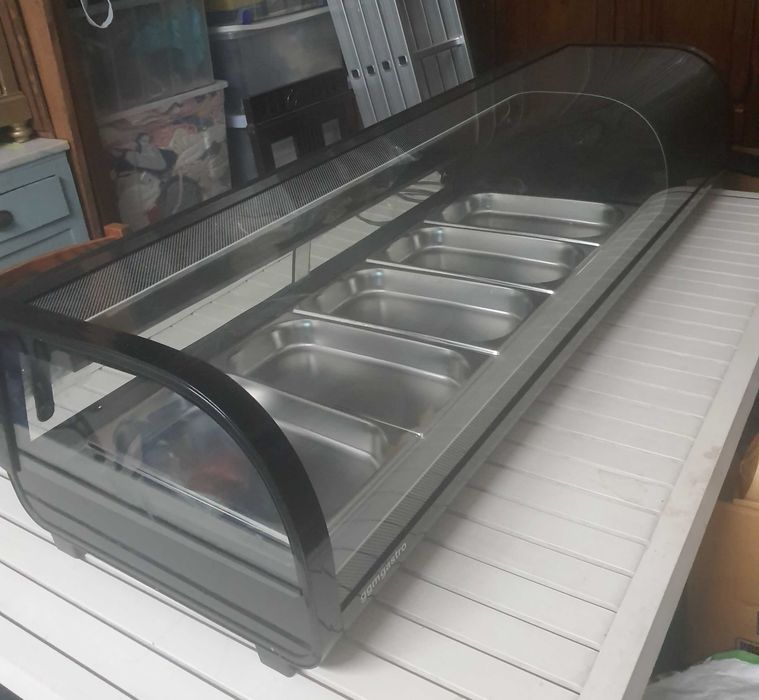 Montra de frio para sushi