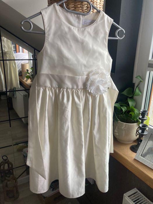 Biała Sukienka Do sypania kwiatków