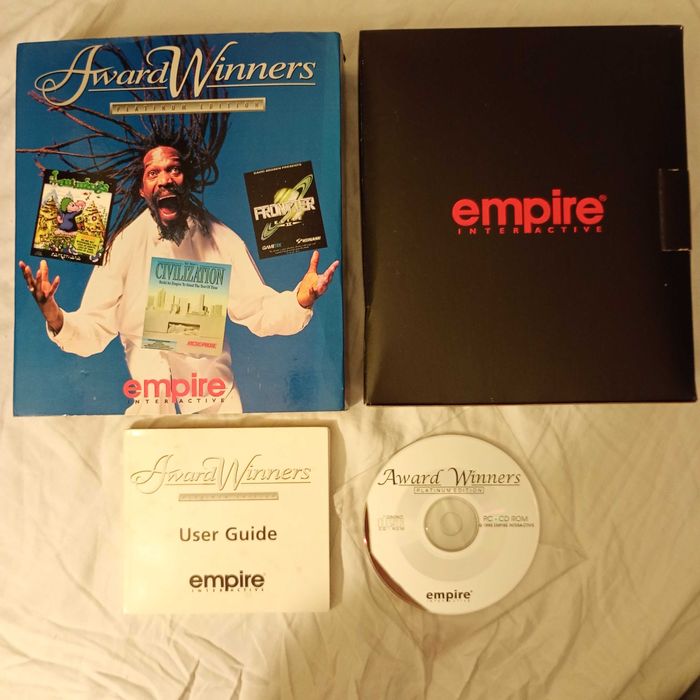 Award Winners Platinum Edition Civilization Lemmings Frontier PC Box