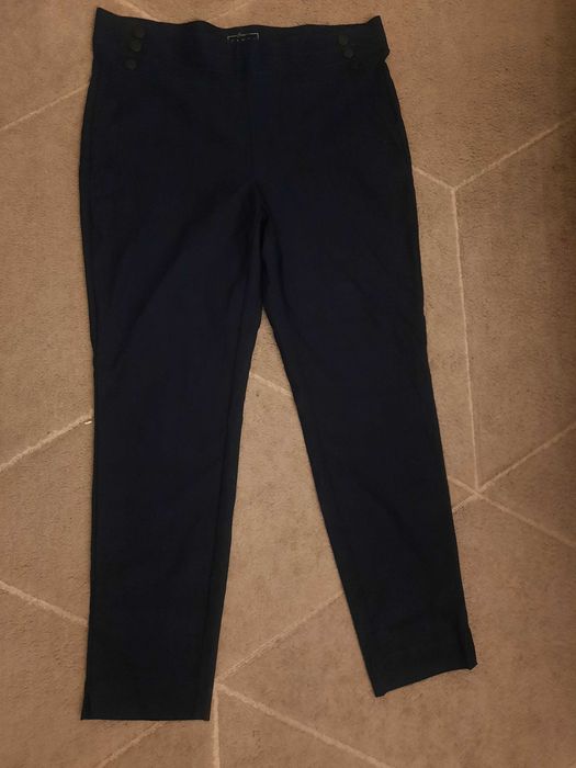 Granatowe spodnie damskie love Canda r. 42
