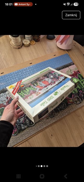 Puzzle 1000 "Mur Berliński"