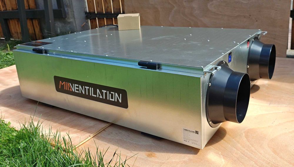 Rekuperator MIA-AHE25GLB/C 250M3/h by-pass, sterownik WIFI, silniki DC