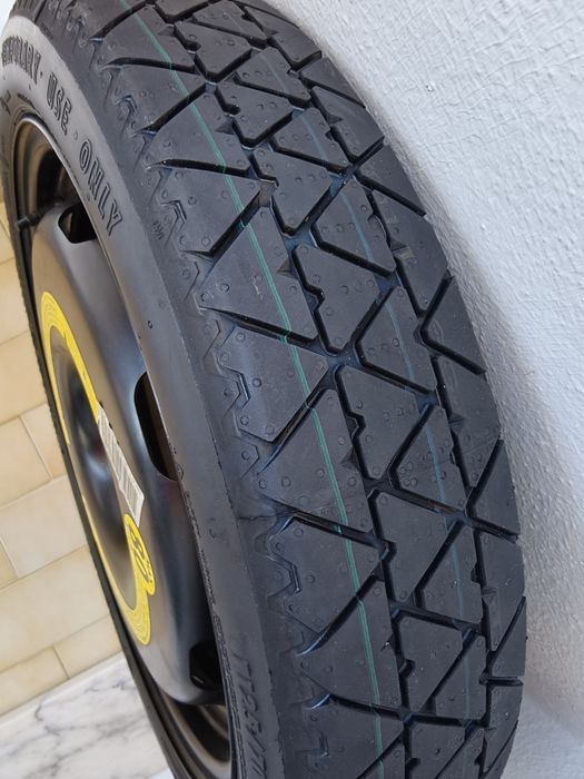 Roda Jante Emergência com Pneu Suplente Continental SContact T125 70 R18 99M 5x112