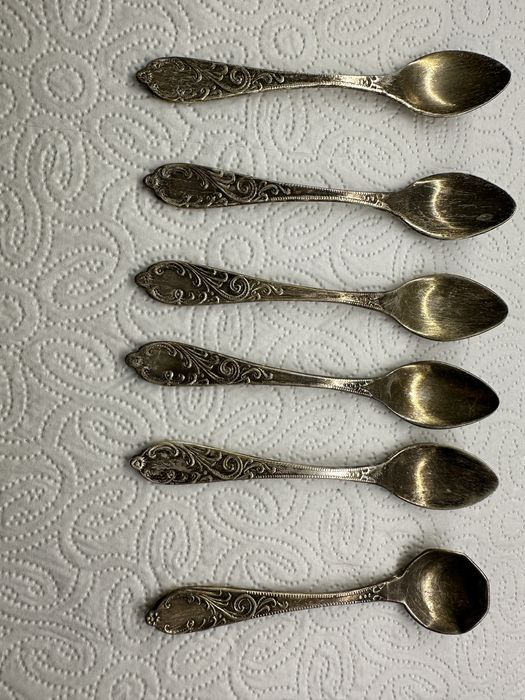 Łyżeczki Posrebrzane