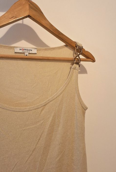 Top Morgan dourado M