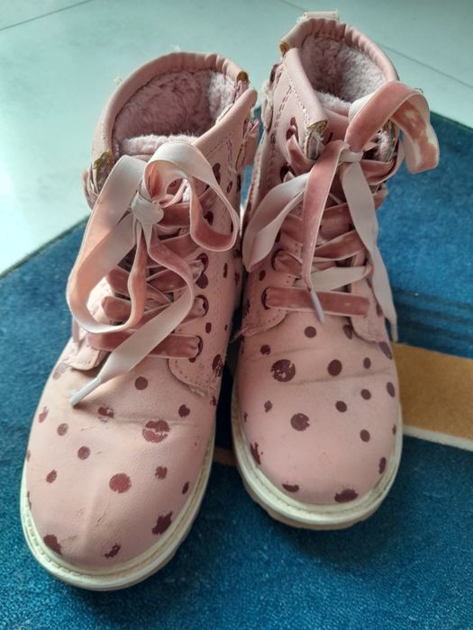 Botki buty kozaki ocieplane zima rozm. 28