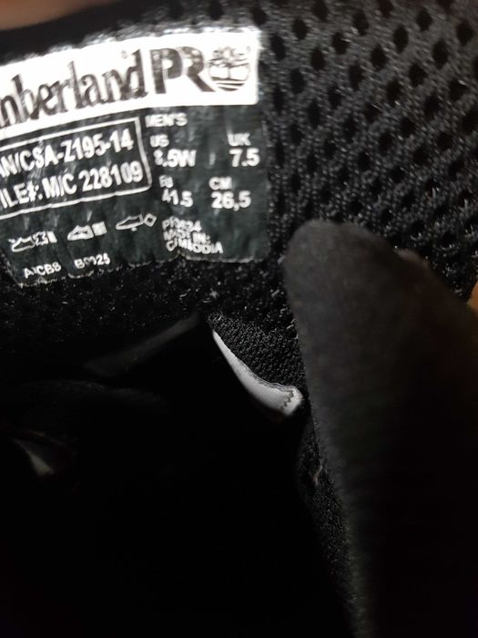 Buty robocze TIMBERLAND rozm 41,5 wkł 27,5 cm