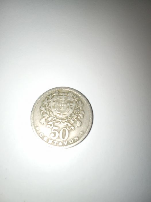 Moedas escudos antigas coleção