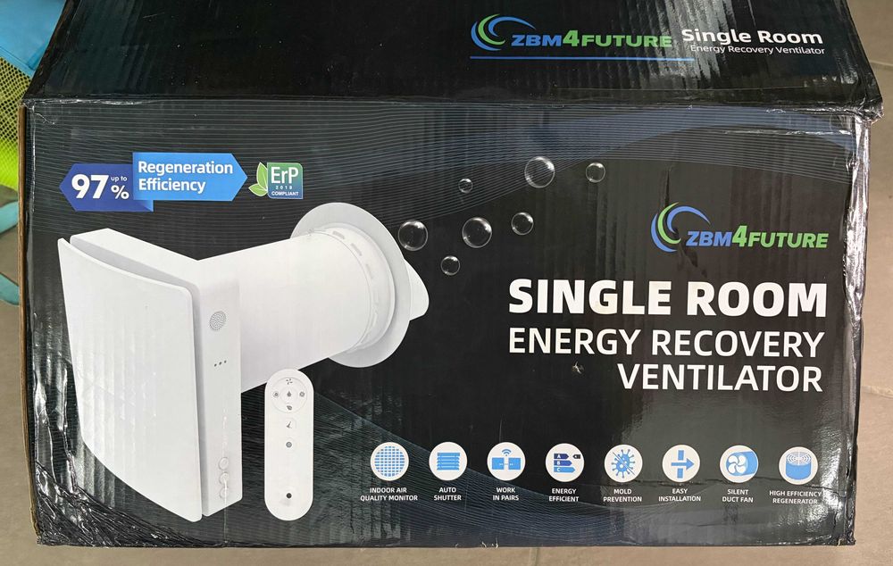 VMC Ventilador com recuperação energia