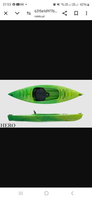 Kajak jednoosobowy Hero