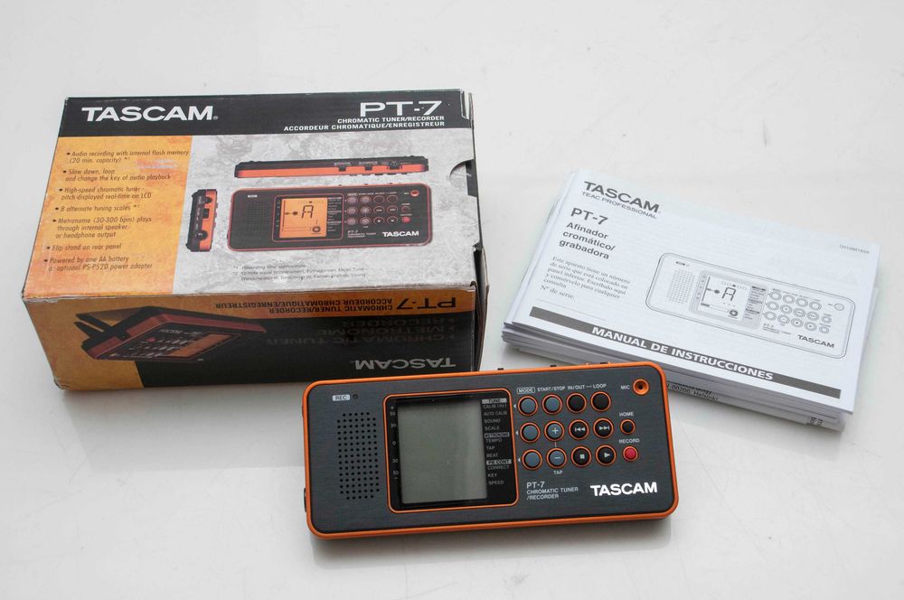 Tascam PT 7 - chromatic tuner, metronome and memo recorder