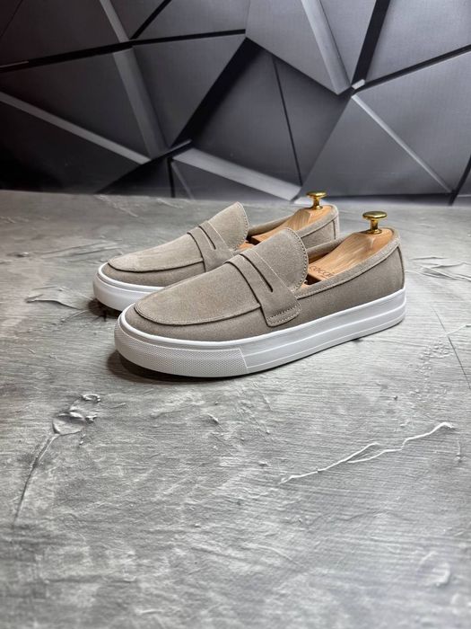 Мужские мокасины 40-45 замш