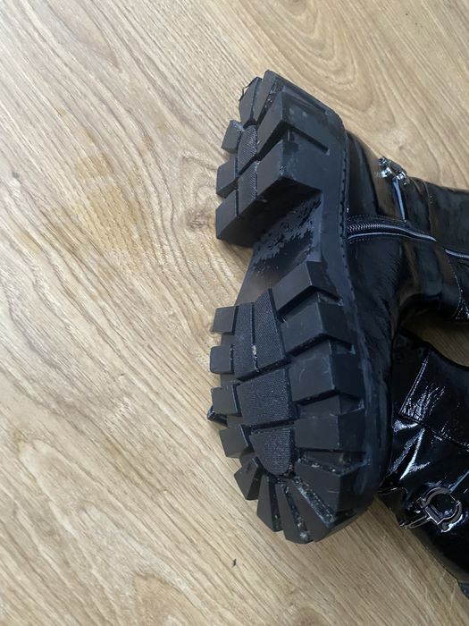 Buty damskie  na grubej podeszwie