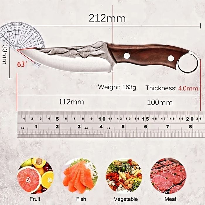 Faca damasco aço inoxidável