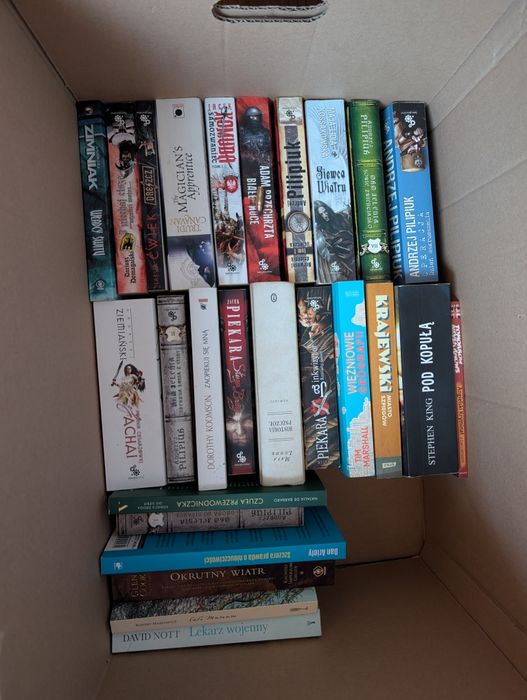 Duży zestaw książek: Fantastyka, Horror, Rozwój