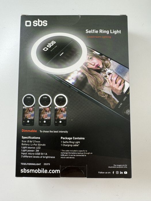 Mini Ring Light para Telemovel SBS