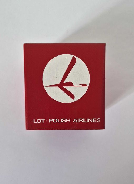 popielniczka LOT kolekcjonerska czerwona vintage
