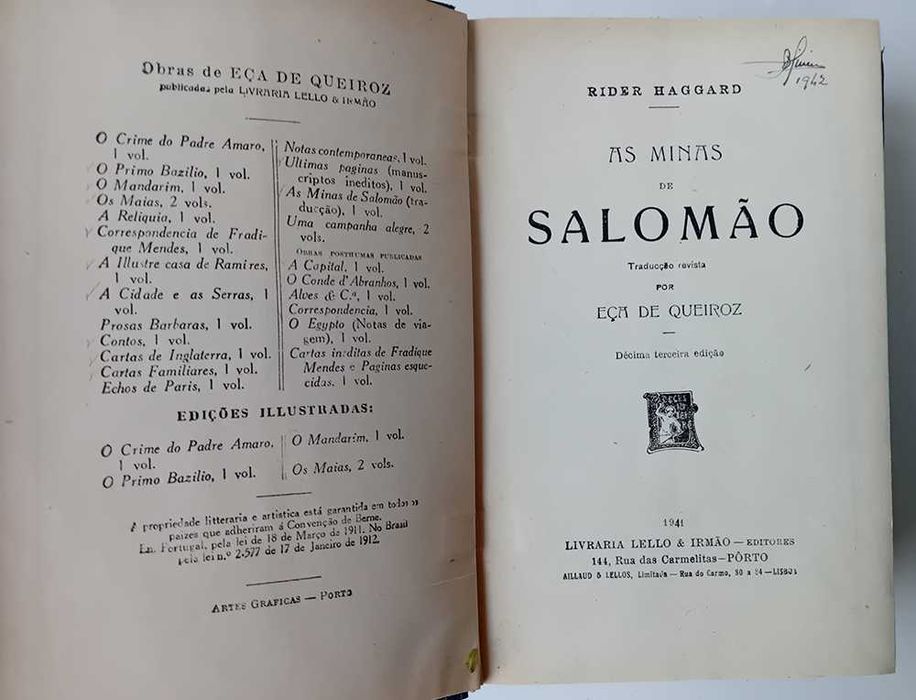 Livros antigos - Eça de Queiroz - Ed. dos Anos 40
