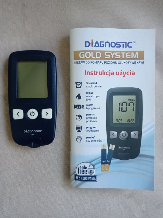 Glukometr diagnostic.