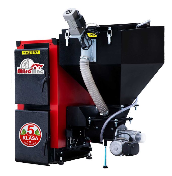 Piec CO  pellet drewno ekogroszek kocioł kotły 10 kW Miro-Mac 5 klasa