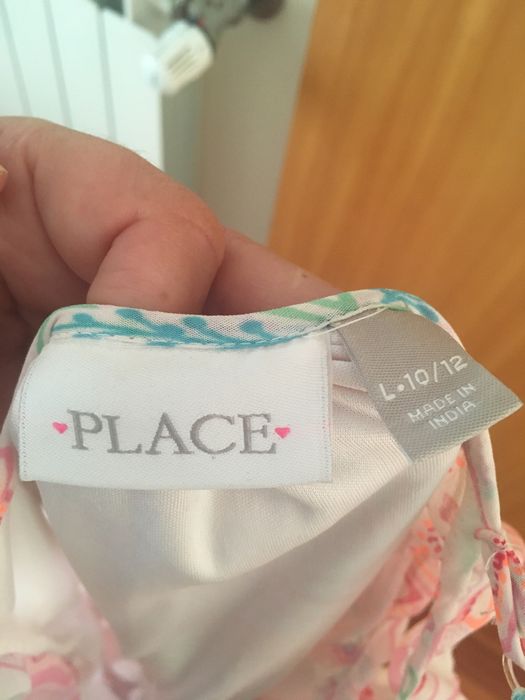 Vestido menina Place 10/12 anos novo
