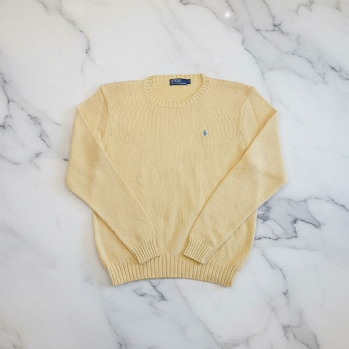 Żółty sweter Ralph Lauren [płatność tylko blik]
