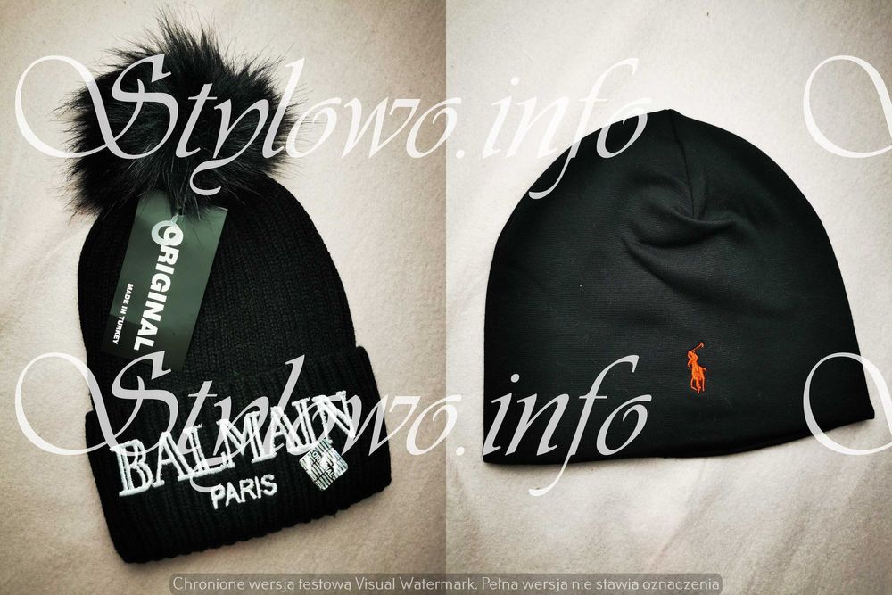 Czapka zimowa Ralph Lauren unisex czarne