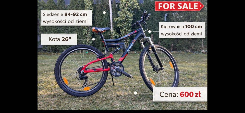 Na sprzedaż rower górski