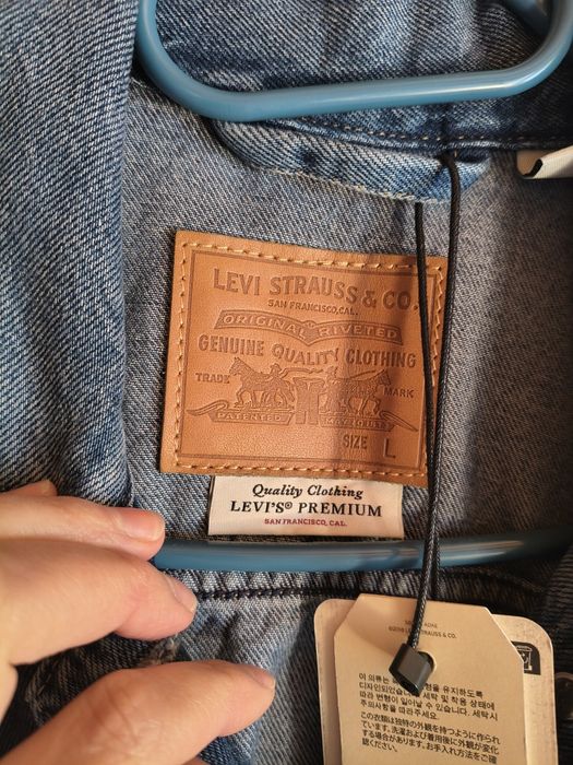 Nowa Kurtka Jeansowa Levi's Premium Original Trucker L Katanka z Metką