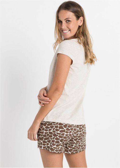 B.P.C t-shirt ze złotą żyrafą 40/42.