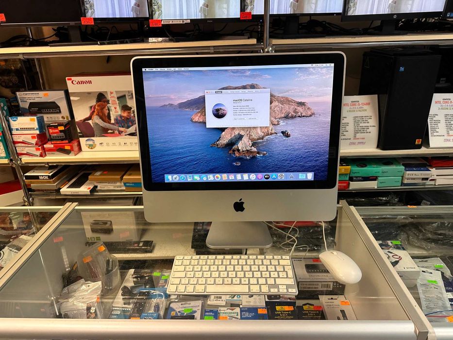 Komputer AIO Apple iMac A1224 C2D 4GB 320GB Rad 2600 Pro Os CATALINA