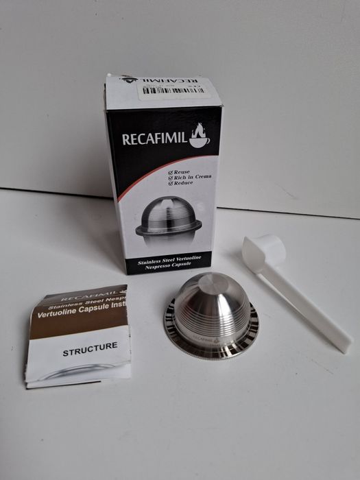 Kapsułka wielokrotnego użytku do DeLonghi i Nespresso