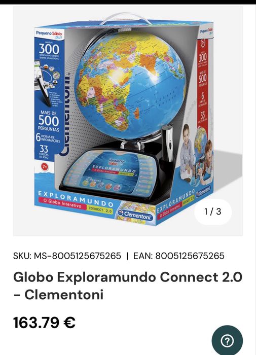 Globo interactivo  Clementoni 2.0