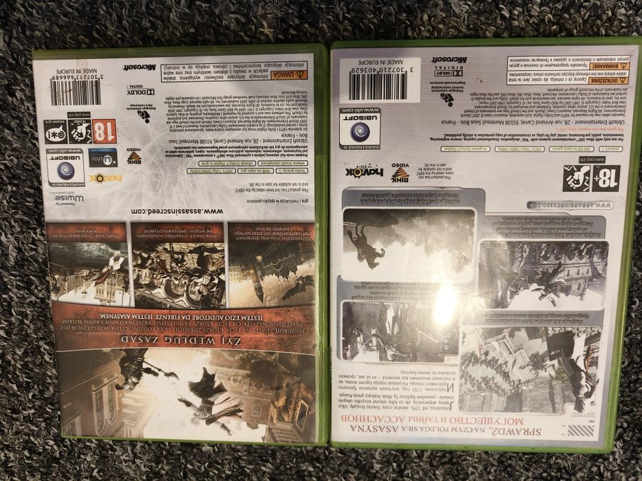 Assassin's Creed 1 i 2 Xbox 360