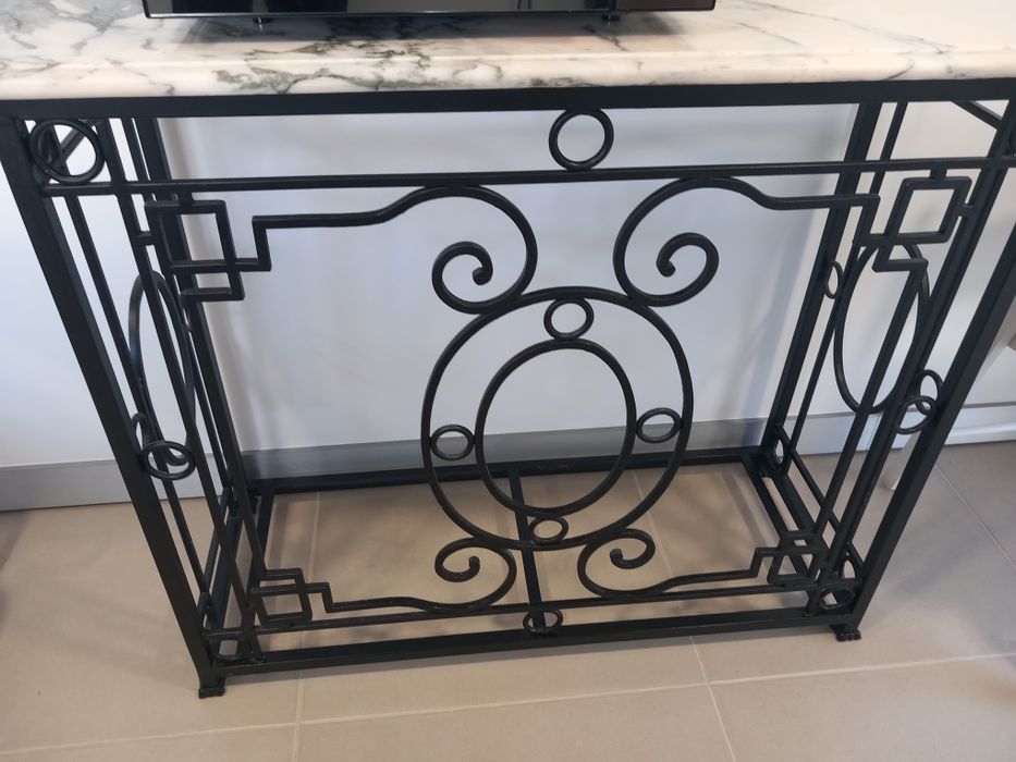 Credência Ferro e Mármore - EXCLUSIVA