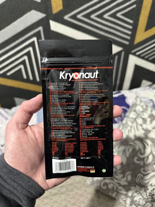 Термопаста - Thermal Grizzly Kryonaut 1g