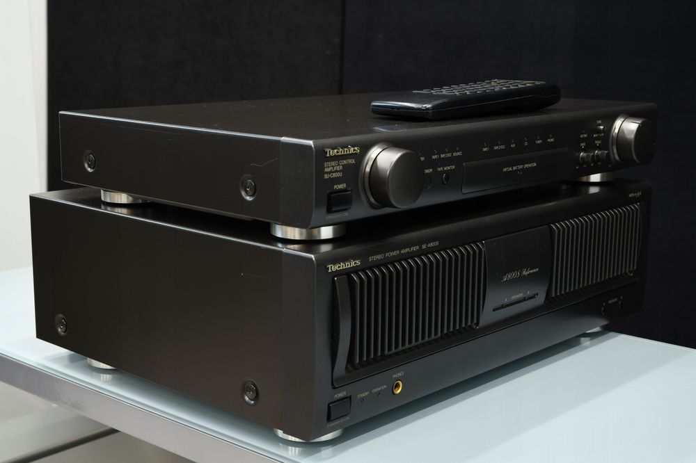 wzmacniacz stereo końcówka mocy i przedwzmacniacz Technics A800S