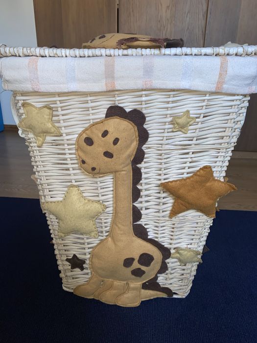 Cesto da roupa suja bebé Dino