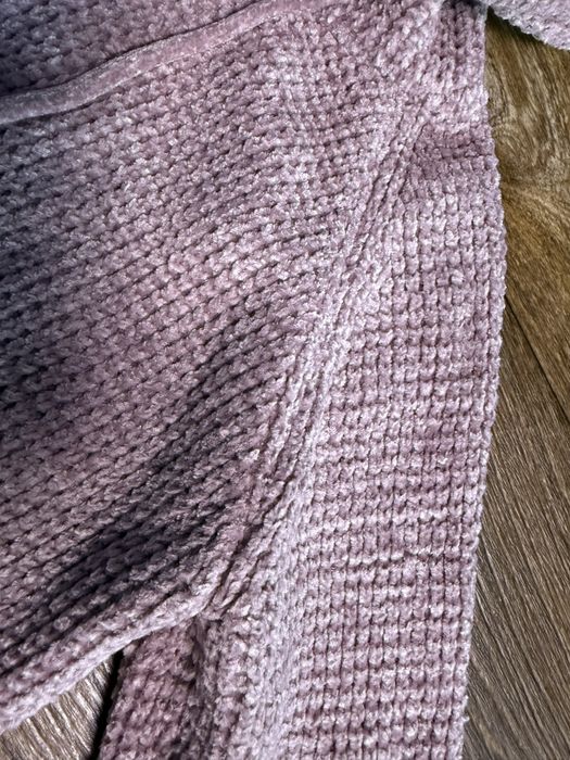 Кофта вязка велюр на молнии 48р