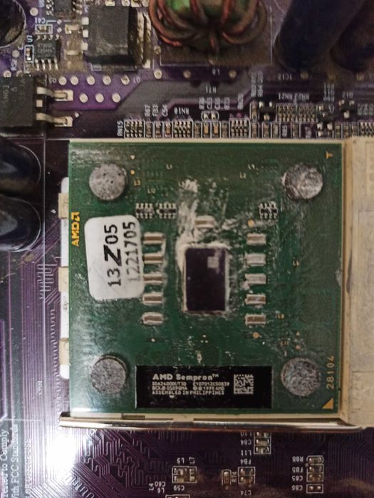 Комплект AMD Sempron 2400 + ElitGroup K7VTA3 + DDR 256 Mb