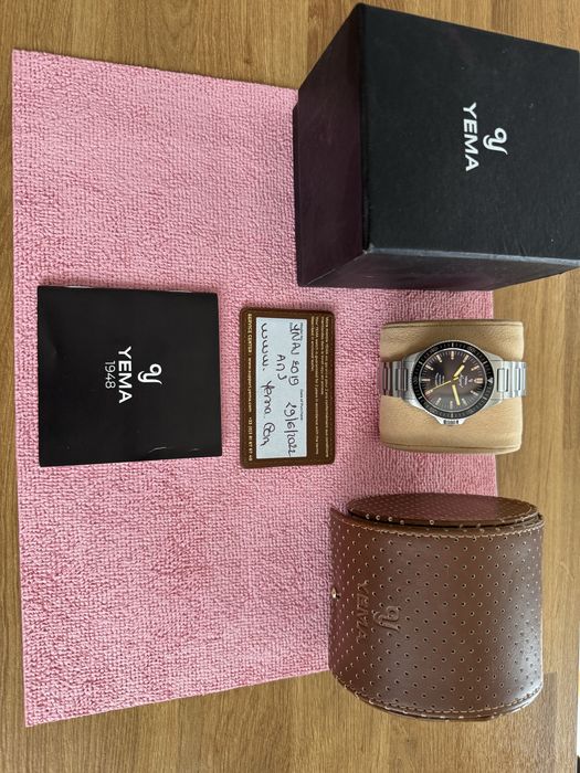 zegarek Yema Navygraf - full set